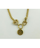 JUICY COUTURE Gold Plated Crystal LADY LUCK LOVE Pendant and Necklace - ... - £27.75 GBP