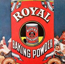 1923 Royal Baking Powder Dessert Cart Advertisement Bright Red Color DWPP6 - €11,67 EUR