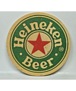 Vintage Heineken Round Bar Coaster Pad Drink Mat Beermat Rest Black Card... - $238.29 MXN