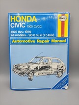 Honda Civic 1500 CVCC 1975-1979 All Models Haynes Repair Manual Used #297 - £8.23 GBP