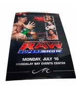 Vtg WWE Super Show FINAL  2HR RAW EVER #999 Mandalay Bay Poster 37x25&quot; C... - $9,931.08 MXN