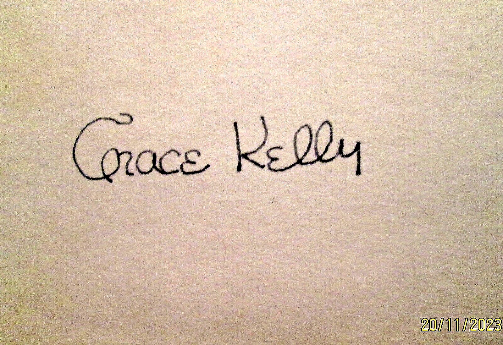 Grace Kelly: (Hand Sign Aotograph & and 50 similar items