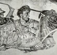 1927 Alexander In Battle Mosaic Antique Print Ephemera DWM7D - $7.00 CAD