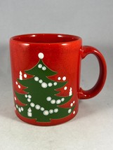 Waechtersbach Red Christmas Tree Coffee Mug West Germany - Multiple Available - £11.29 GBP