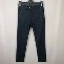 TED BAKER Navy Ondaway Regular-fit Tapered Golf Trousers Pants Sz 26R $239 - $65.00