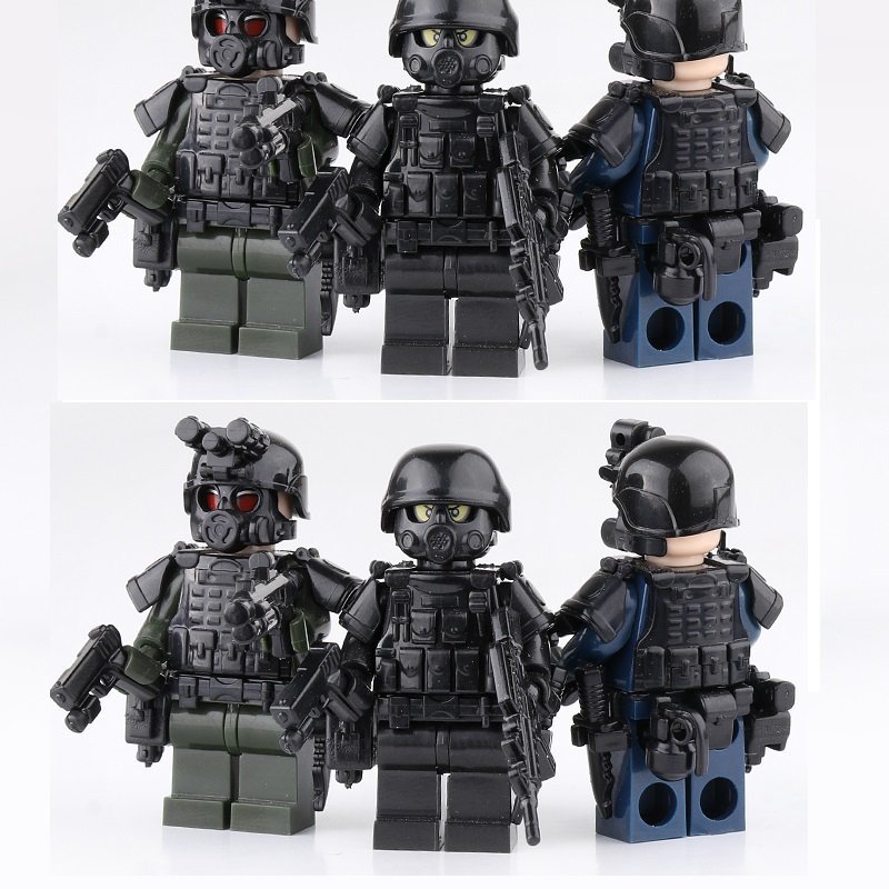 6pcs American Trooper Heavy Navy Seal Soldiers