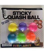 Toy Planet Fidget Stem Sticky Squash Balls Multi-Color Rubber Washable - $218.29 MXN Toy Planet Fidget Stem Sticky Squash Balls Multi-Color Rubber Washable - $218.29 MXN