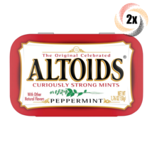 2x Tins Altoids Peppermint Flavor Mints | 72 Mints Per Tin | Fast Shipping - $12.72