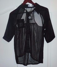 New w/Tags Mak Lace Blouse SMALL Sheer See Through - £15.51 GBP