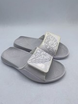 Authenticity Guarantee 
Nike Air Jordan Hydro GS Slide White Silver Size 6Y A... - £86.49 GBP