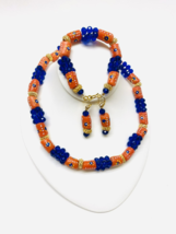 African Stone Beads Jewelry Set of Three Pieces - $50.00