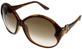 John Galliano Sunglasses Women Brown Havana Fashion Oval JG0003 52F - £73.99 GBP
