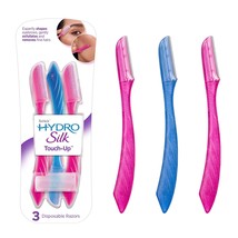 Hydro Silk Touch-Up Dermaplaning Tool 3 Count | Eyebrow Razor Face Razor - £7.19 GBP