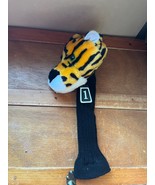 Plush Orange Black &amp; White TIGER Head Wood #1 Golf Club Head Cover – hea... - £8.94 GBP