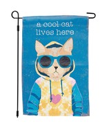 Primitives by Kathy Decorative Double-Sided Garden Flag - A Cool Cat Liv... - $12.17 CAD