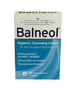 Balneol Hygienic Cleansing Lotion Packets Soothing Relief 20 Lotion Pack... - $36.75 CAD