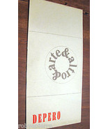 Depliant CATALOGO ILLUSTRATO arte &amp; altro Milano 1986 FORTUNATO DEPERO f... - $718.26 MXN