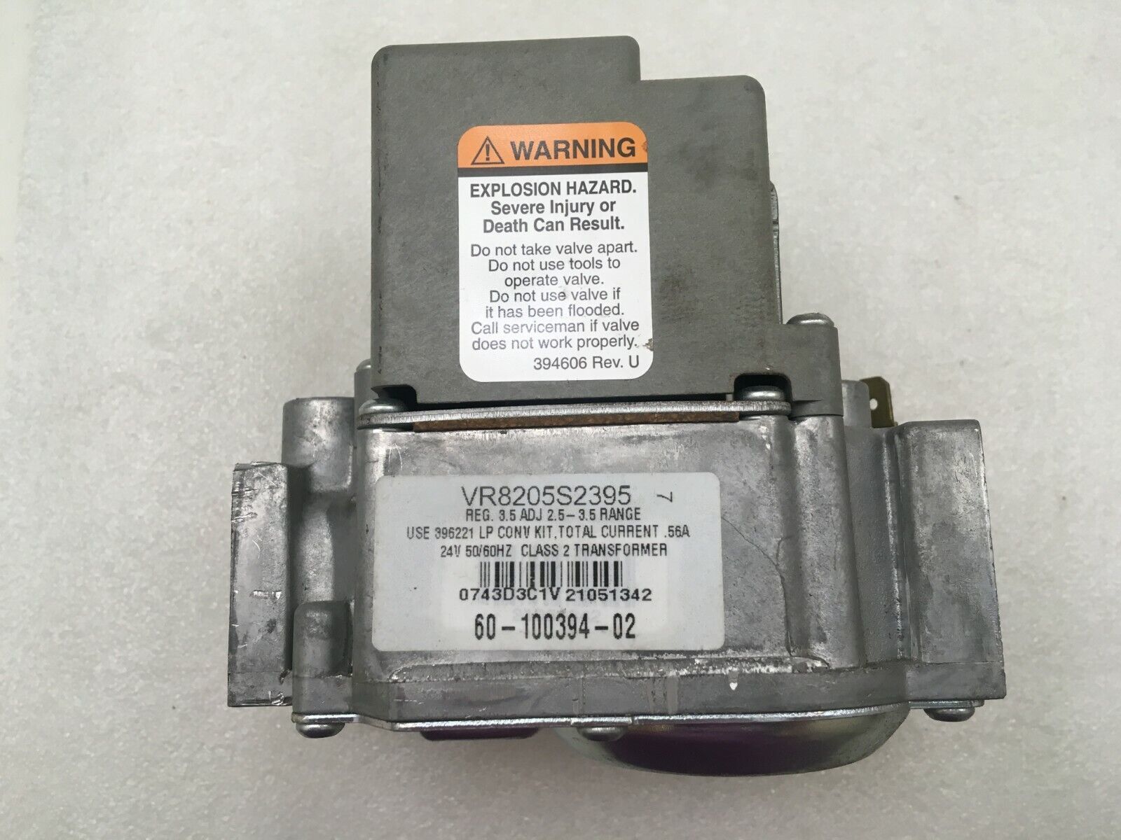 Honeywell VR8205S2395  Furnace Gas Valve 60-100394-02 used  #G79 - $36.47