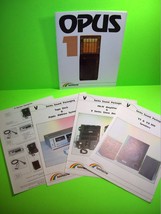 Rainbow OPUS 1 Original Jukebox Phonograph Music Promo Sale Flyer + Audio Flyers - £20.70 GBP