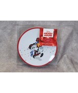 Disney Mickey Mouse Appetizer 6” Plate Lot of 4 St. Nicholas Square Chri... - $197.80 MXN