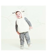Baby Halloween Costume Lamb 6 or 12 Months 4 Piece Set Vest Booties - £15.92 GBP