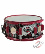 GRIFFIN Snare Drum Birch Wood Shell 14 X 6.5 Inch - Oversize 2.5&quot; Large ... - $83.07 CAD
