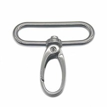 Fujiyuan 5 Pcs 38mm 1.5&quot; Metal Swivel Lobster Snap Clasp Buckle Hook Trigger Ova - £5.13 GBP