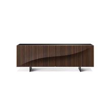 interoknack Walnut Minimalist Sideboard Cabinet, Modern Solid Wood Stora... - $2,999.00