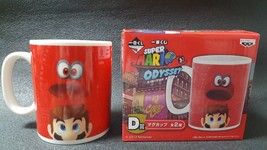 Super Mario Odyssey Mug Cup Red Ichibankuji Banpresto Prize Japan - £29.80 GBP