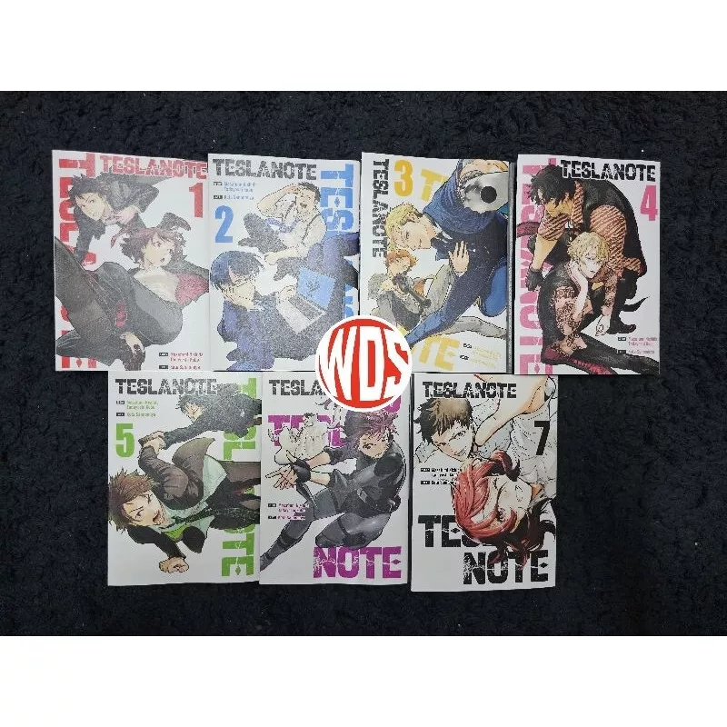 New Teslanote Manga by Masafumi Nishida/Tadayoshi Kubo Vol 1-7 English C... - $135.90