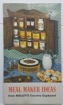 1962 Nalley&#39;s Country Cupboard : Nalley&#39;s Meal Maker Ideas Recipe Book  - £19.29 GBP