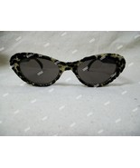 Black Gold Glitter Retro Cat Eye Costume Glasses Masquerade Leopard Anim... - $12.56 CAD
