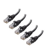 Cable Matters 10Gbps 5-Pack Snagless Short Cat 6 Ethernet Cable 3 ft (Ca... - £19.91 GBP