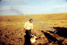 1977 Deer Hunting Open Field Kill Wyoming Ektachrome 35mm Slide - £3.49 GBP