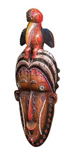 Hornbill Congo Mask Wall Sculpture Replica Reproduction - £38.33 GBP