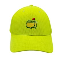 Masters Golf Hat Cap Neon Yellow Adjustable Augusta National NEW - £13.39 GBP