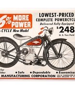 1949 Simplex Servi Cycle Motorcycle Advertisement Automobilia Powercycle... - $41.18 CAD