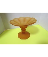 Vintage Custard Compote Pedestal Bowl 6.5&quot; Tall x 8&quot; In Diameter - £39.96 GBP