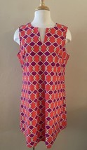 Jude Connally Dress Women XL Allison Shift Multicolor  Sleeveless USA 10... - $37.39