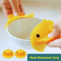 Duck Hot Mitt Grippers for Oven Microwave Dishes Pots Lids Set of 2 Funny Cute - £10.11 GBP