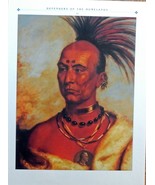 Black Hawk a Sauk, rare print art, gently removed from the Mighty Chieft... - £10.21 GBP