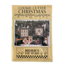 Mumm&#39;s The Word Sewing Patterns Cookie Cutter Christmas Wall Hangings Gi... - $15.83