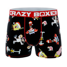 Crazy Boxers SpongeBob SquarePants Santa Hats Boxer Briefs Multi-color - £15.72 GBP