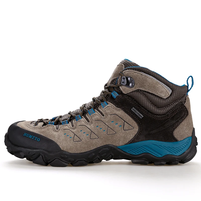 HUMTTO Waterproof Outdoor  for Men  Leather Wal Hi Shoes Men&#39;s Mountain Climbing - £219.55 GBP