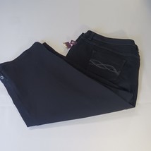 Gloria Vanderbilt LCF23235R AVERY Women&#39;s Black Shorts Size 24W Inseam 2... - $22.76