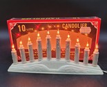 Vintage 1982 YE Enterprises Taiwan Mini Christmas Candolier Candle Light... - £9.30 GBP