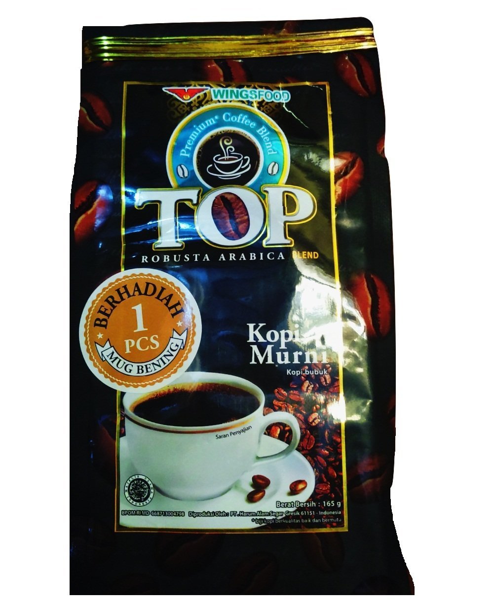 TOP Coffee Robusta Arabica Blend (Ground Coffee), 165 Gram (Pack of 1) - $27.46