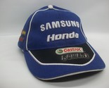 Samsung Honda Hat Snap On Castrol Racing Sponsorship Blue Strapback Base... - $19.99