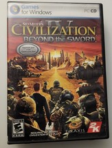 Sid Meiers Civilization IV Beyond the Sword - PC Windows - Video Game - VG+ - £3.99 GBP