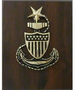 US Coast Guard Military Brass E8 Anchor Insignia Emblem Plaque - Senior ... - $137.15 CAD